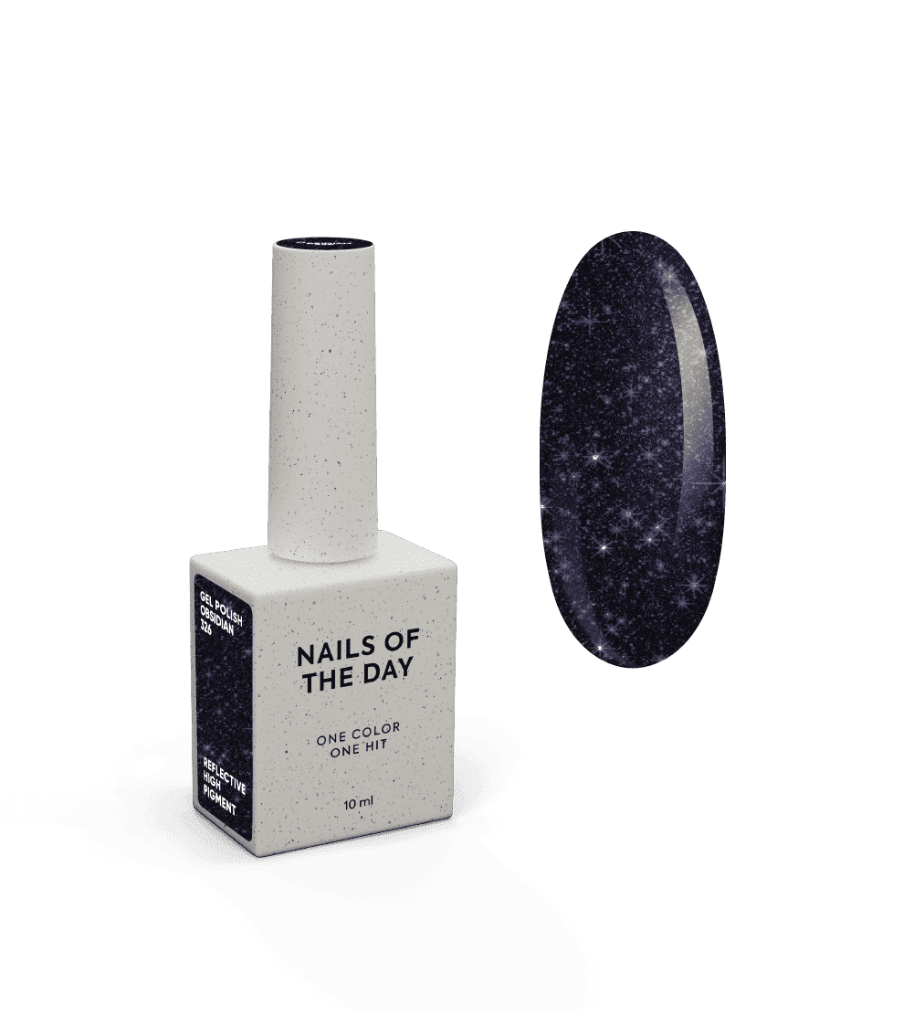 Nailsoftheday Gel Polish Obsidian-326, 10 ml