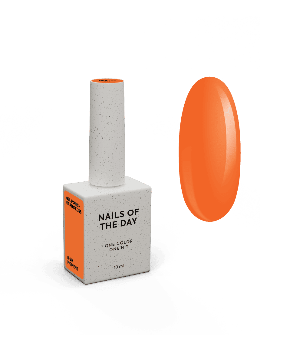 Nailsoftheday Gel Polish Orange-225, 10 ml