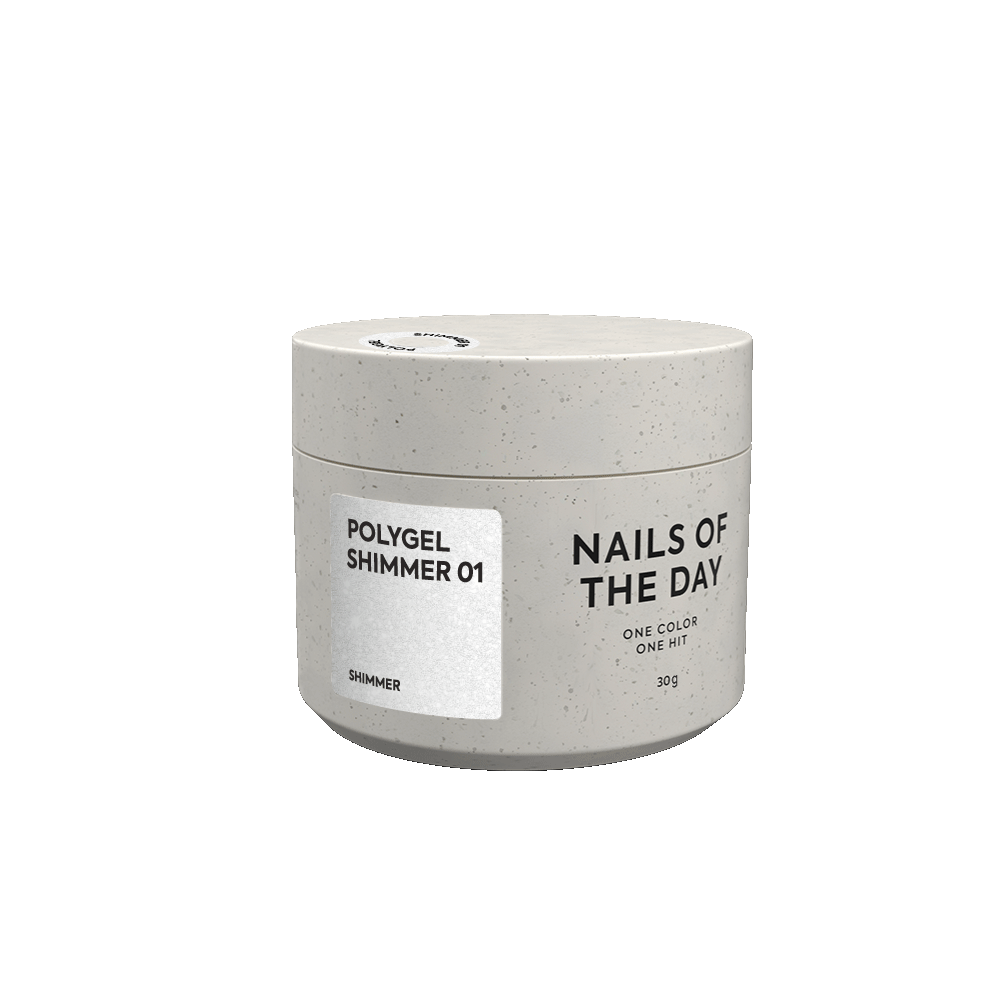Nailsoftheday Polygel shimmer 01, 30 ml