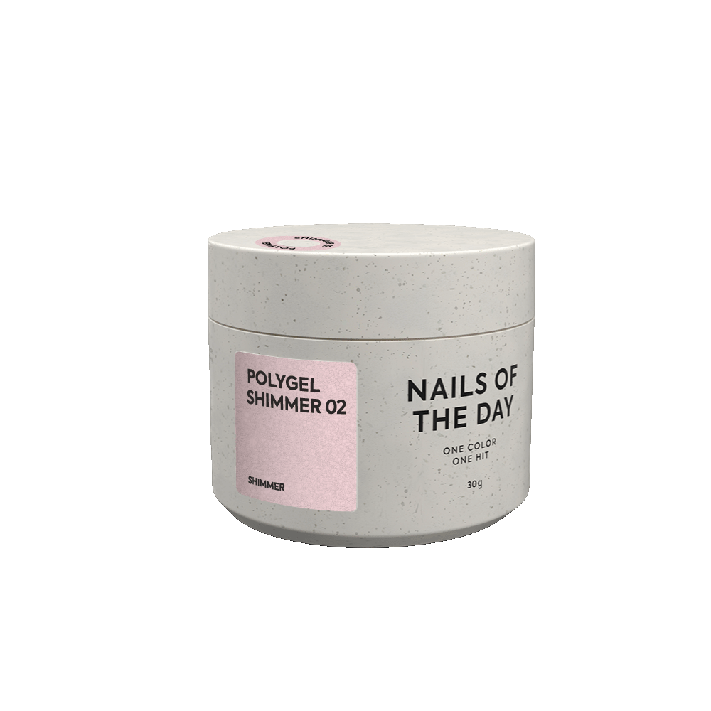 Nailsoftheday Polygel shimmer 02, 30 ml