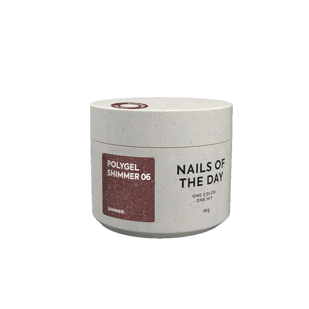 Nailsoftheday Polygel shimmer 06, 30 ml