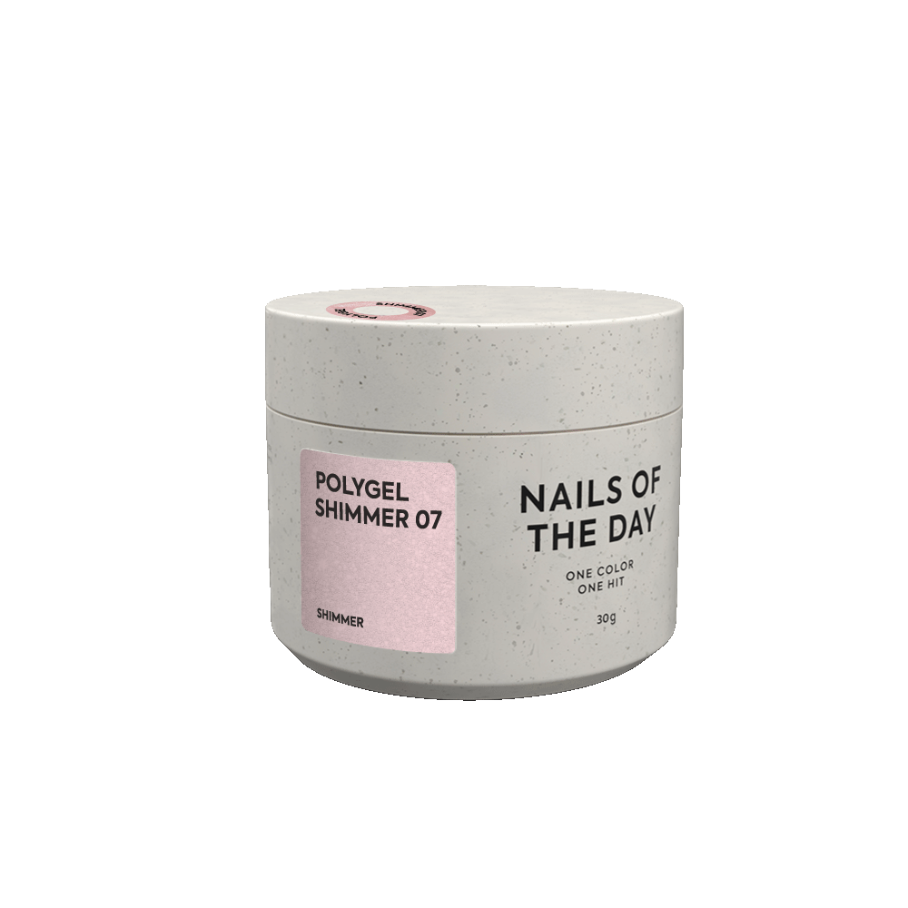 Nailsoftheday Polygel shimmer 07, 30 ml