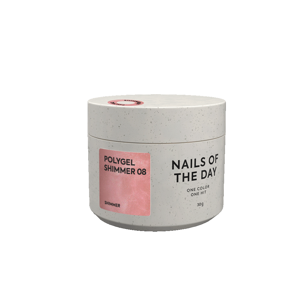 Nailsoftheday Polygel shimmer 08, 30 ml