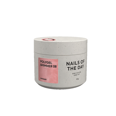Nailsoftheday Polygel shimmer 08, 30 ml