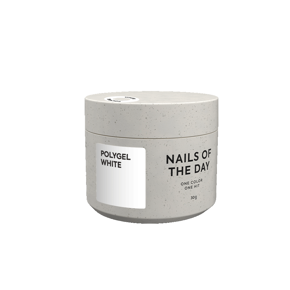 Nailsoftheday Polygel white, 30 ml