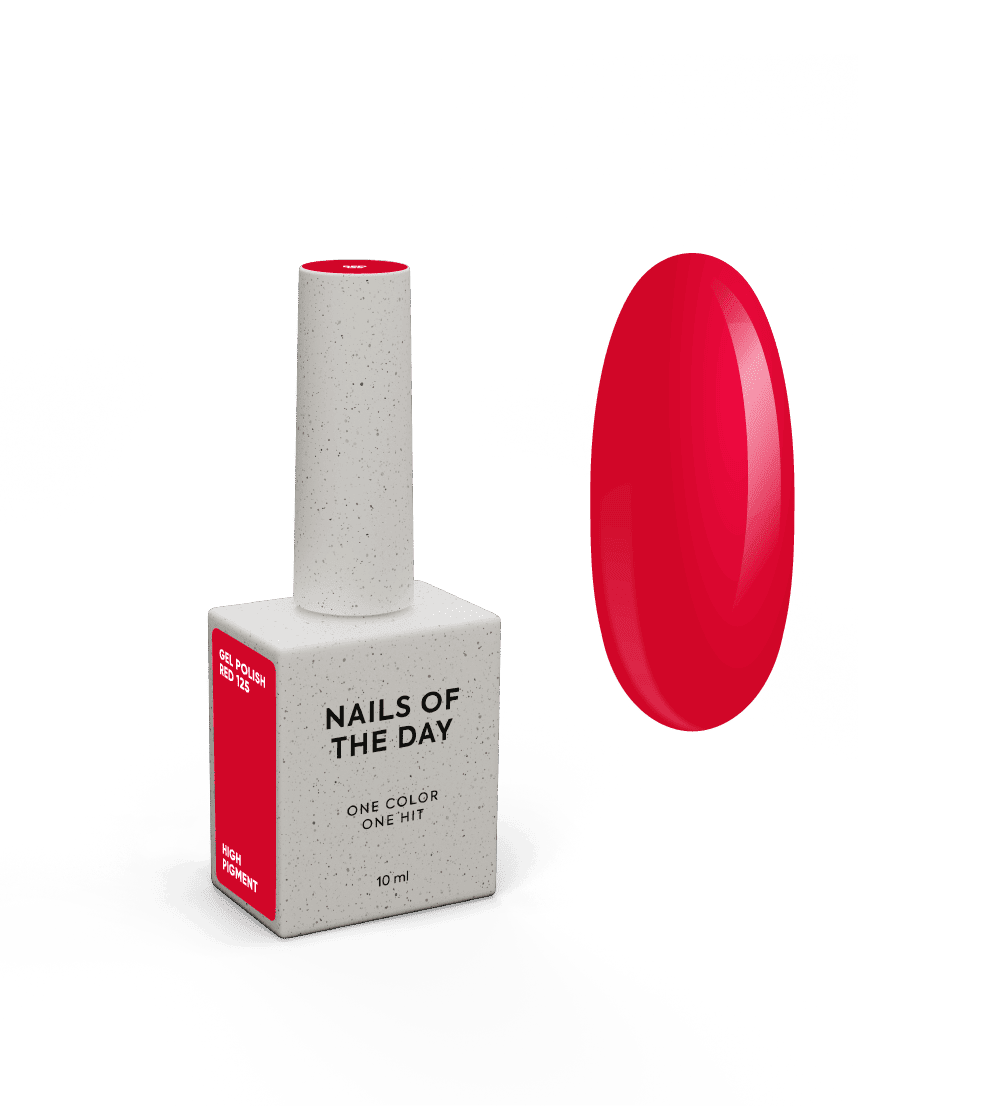 Nailsoftheday Gel Polish Red-125, 10 ml