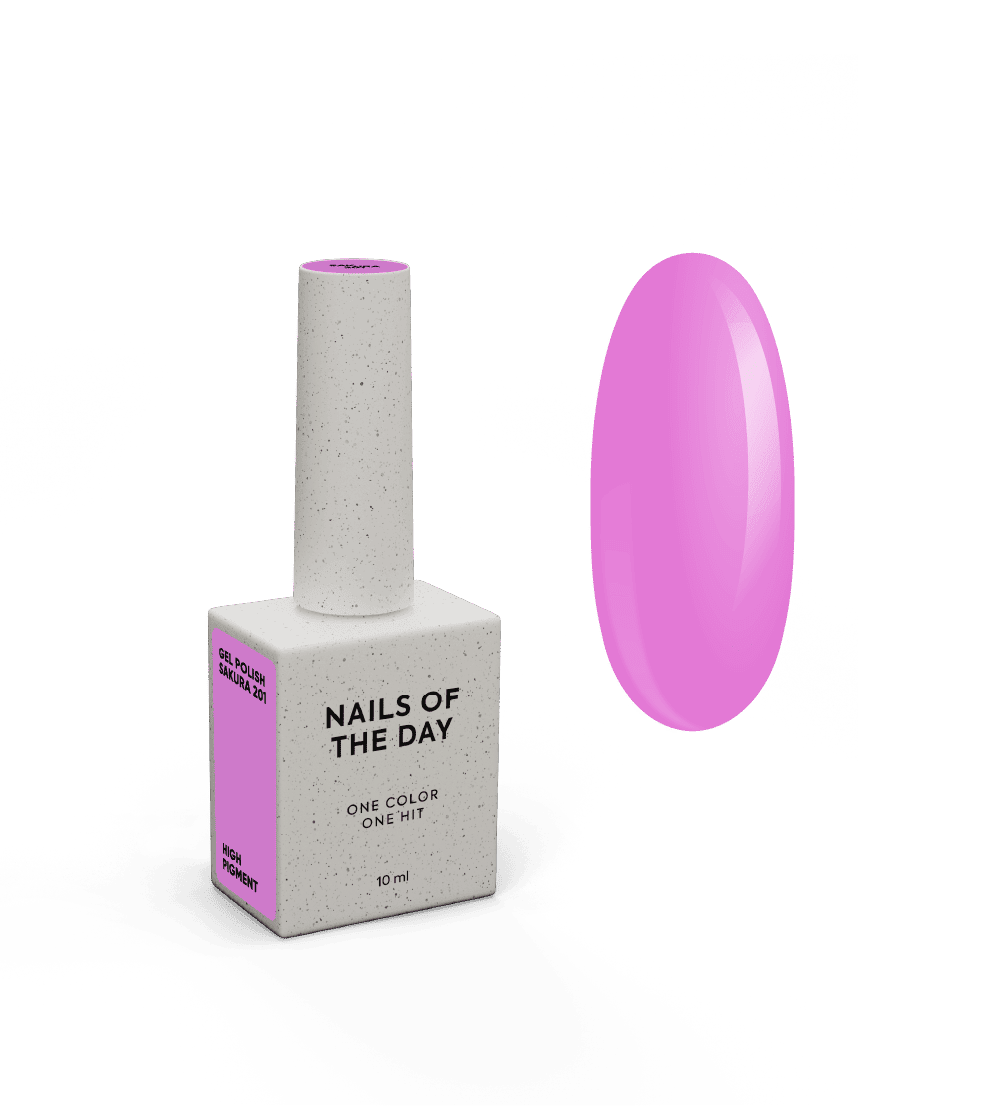 Nailsoftheday Gel Polish Sakura-201, 10 ml