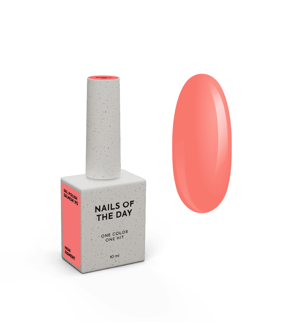 Nailsoftheday Gel Polish Salmon-193, 10 ml