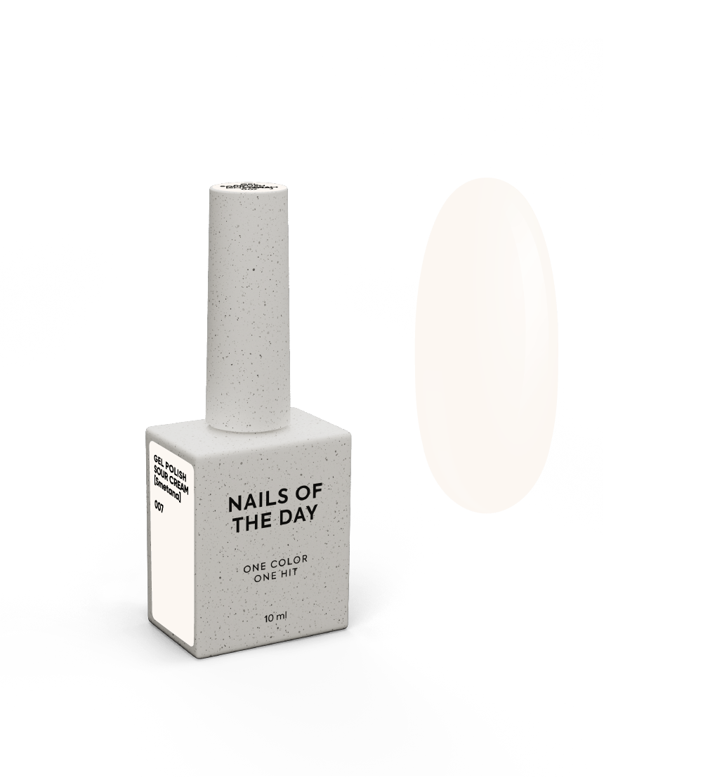Nailsoftheday Gel polish Sour Cream #007 [Smetana], 10 ml
