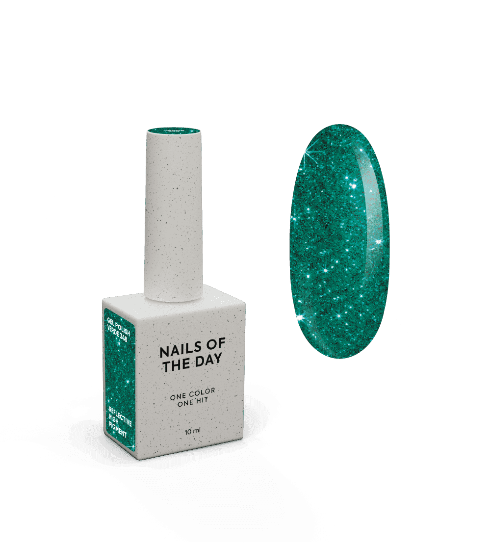 Nailsoftheday Gel Polish Verde-348, 10 ml