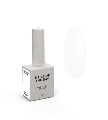 Nailsoftheday Gel Polish White-001, 10 ml