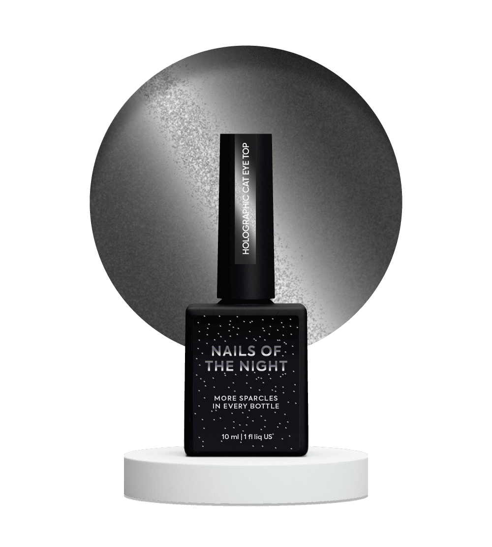 Nailsoftheday Holographic Top Cat Eye, 10 ml