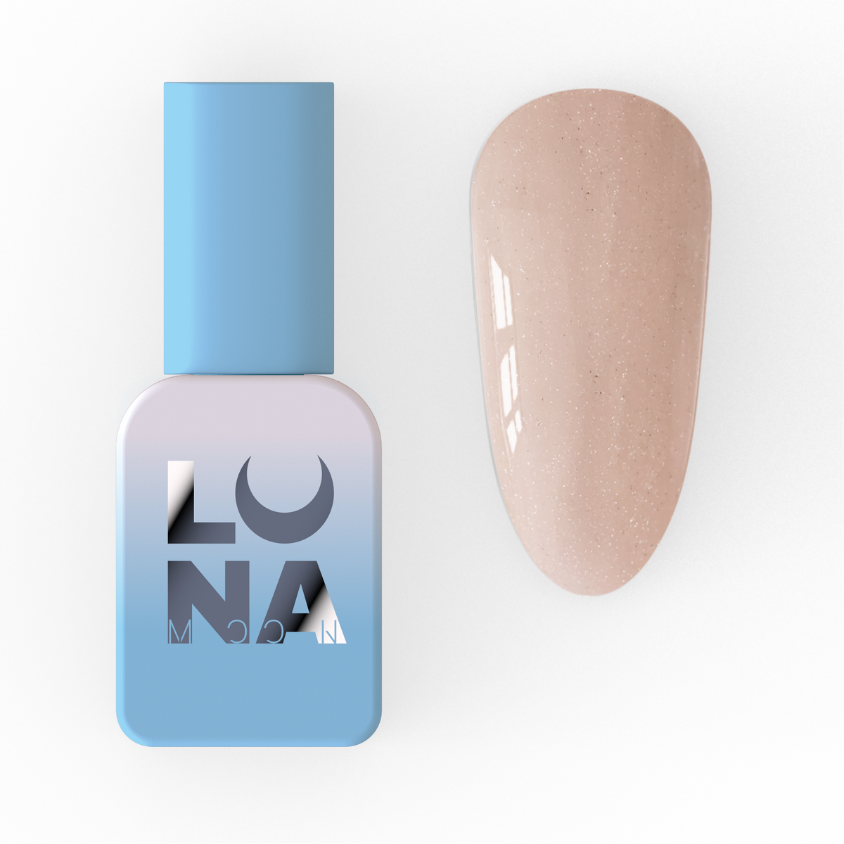 Lunamoon Einphasen-Gel-Lack für Pediküre One Step #1, 8 ml