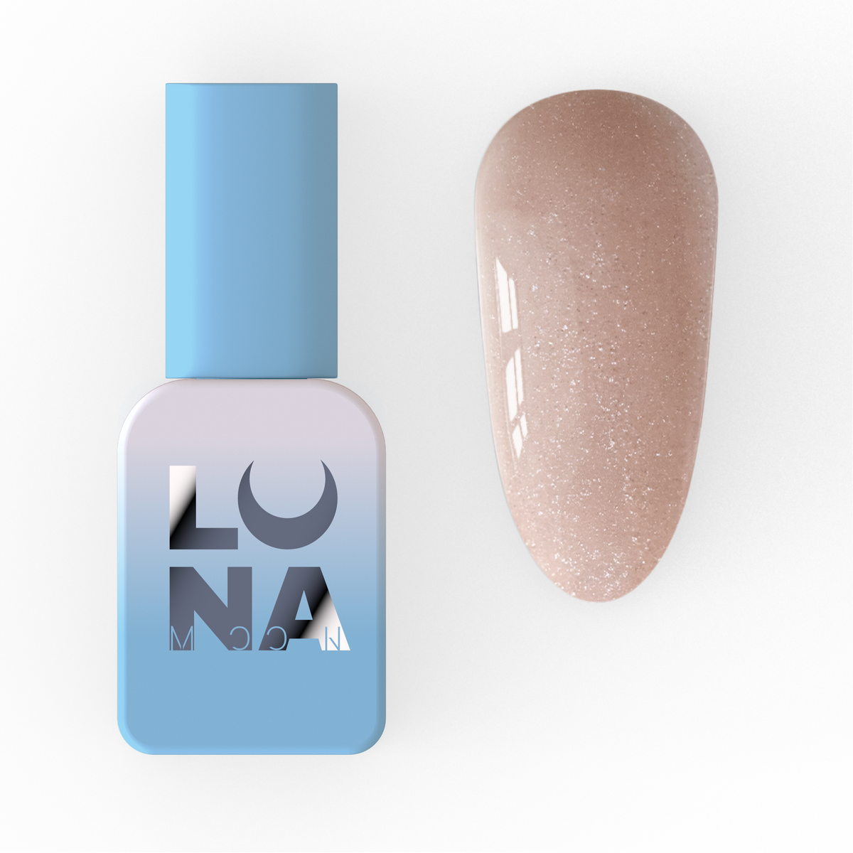 Lunamoon Einphasen-Gel-Lack für Pediküre One Step #2, 8 ml