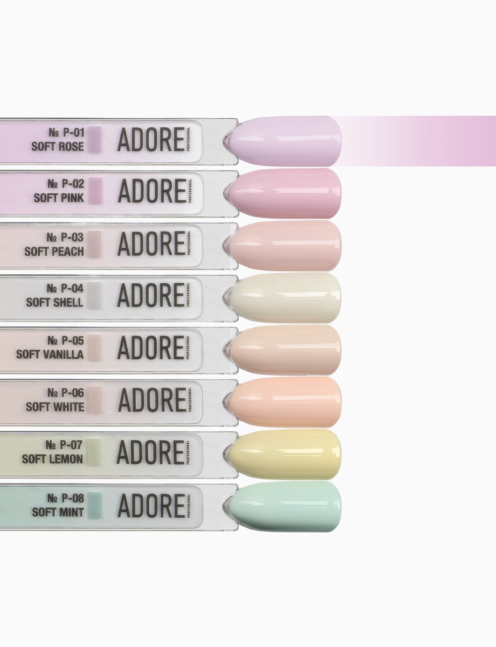 Adore Gel Polish Pastel #01, 12 ml