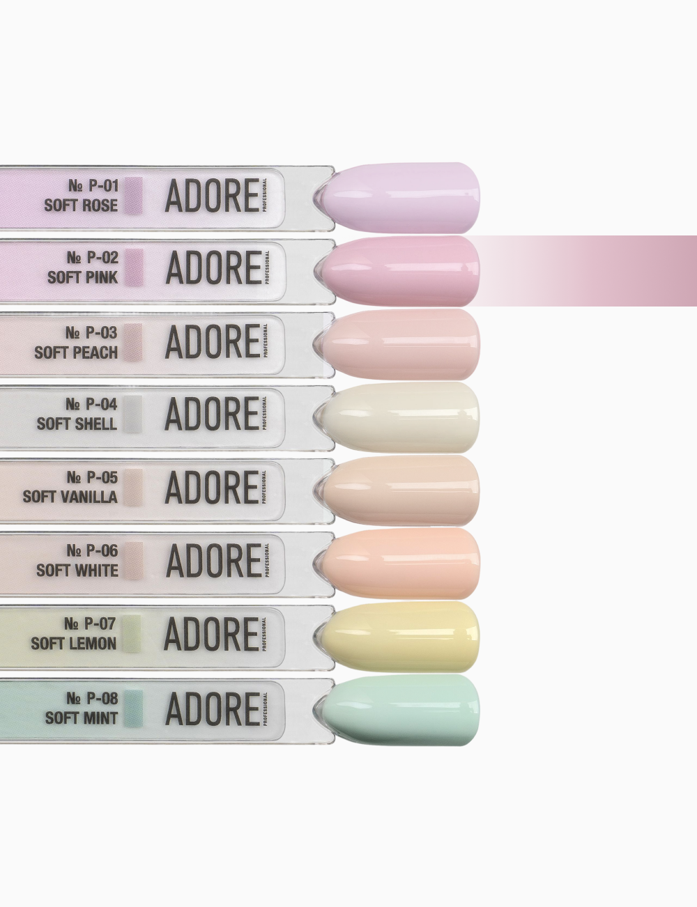 Adore Гель-лак Pastel #02, 12 мл 