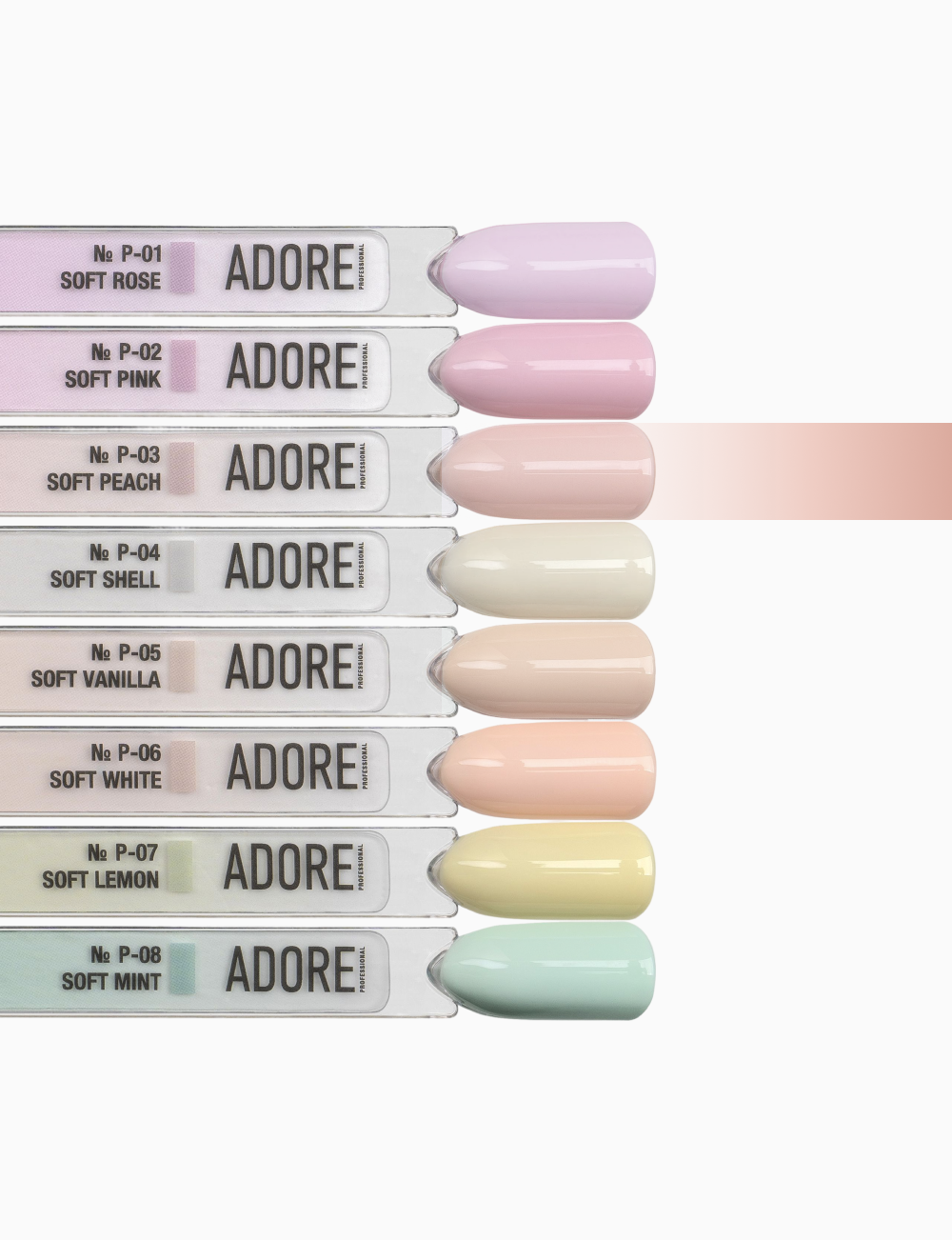 Adore Гель-лак Pastel #03, 12 мл 
