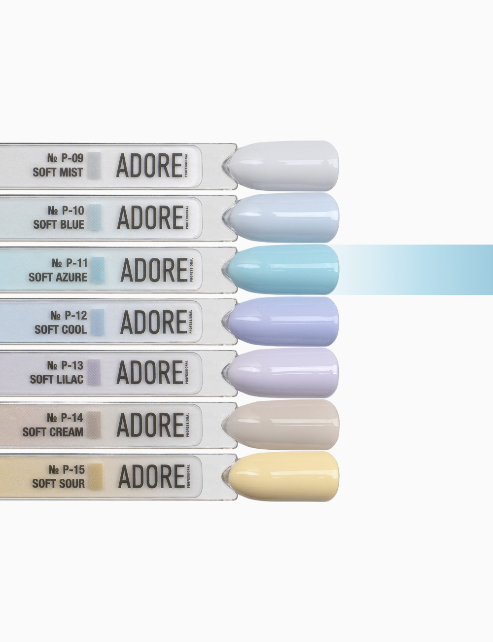 Adore Gel Polish Pastel #11, 12 ml
