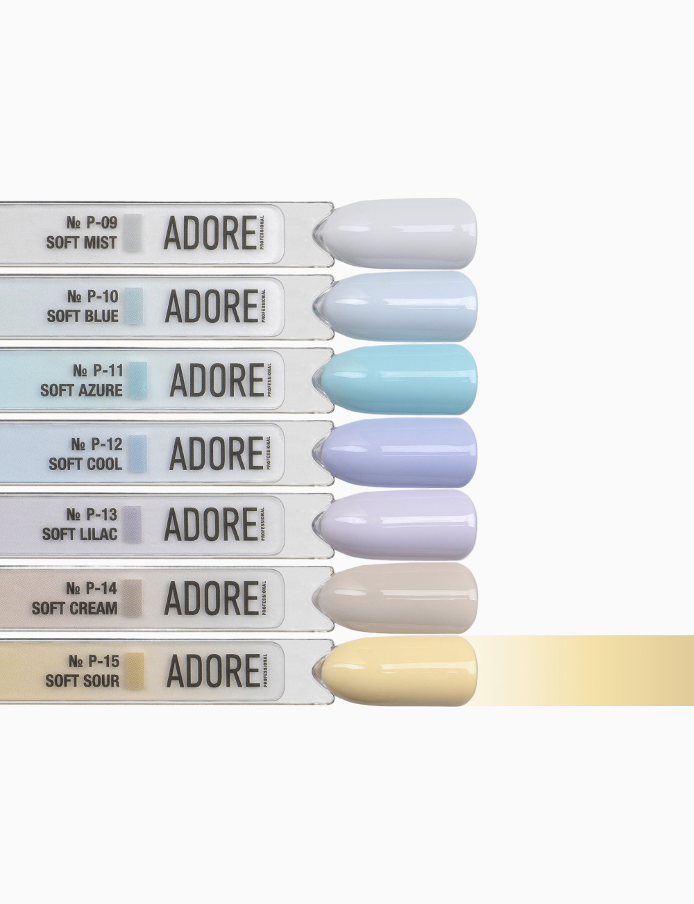 Adore Гель-лак Pastel #15, 12 мл 