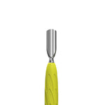Manicure pusher Gummy with silicone handle UNIQ 10 TYPE 1 (rounded wide and rounded narrow pusher)