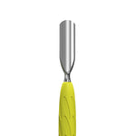 Manicure pusher Gummy with silicone handle UNIQ 10 TYPE 1 (rounded wide and rounded narrow pusher)