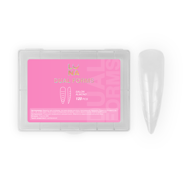 Lunamoon верхние формы для наращивания Salon Almond
