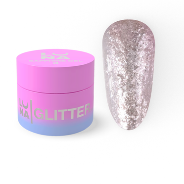 Lunamoon Блесточки для ногтей Sapphire Gel #3, 5 мл