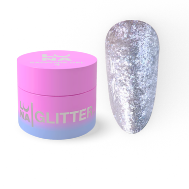 Lunamoon Блесточки для ногтей Sapphire Gel #4, 5 мл