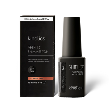 Kinetics Shield Shimmer Top Silver Dust #932, 15 мл