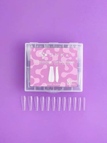 DNKa' Nail Forms Short Almond 120pcs