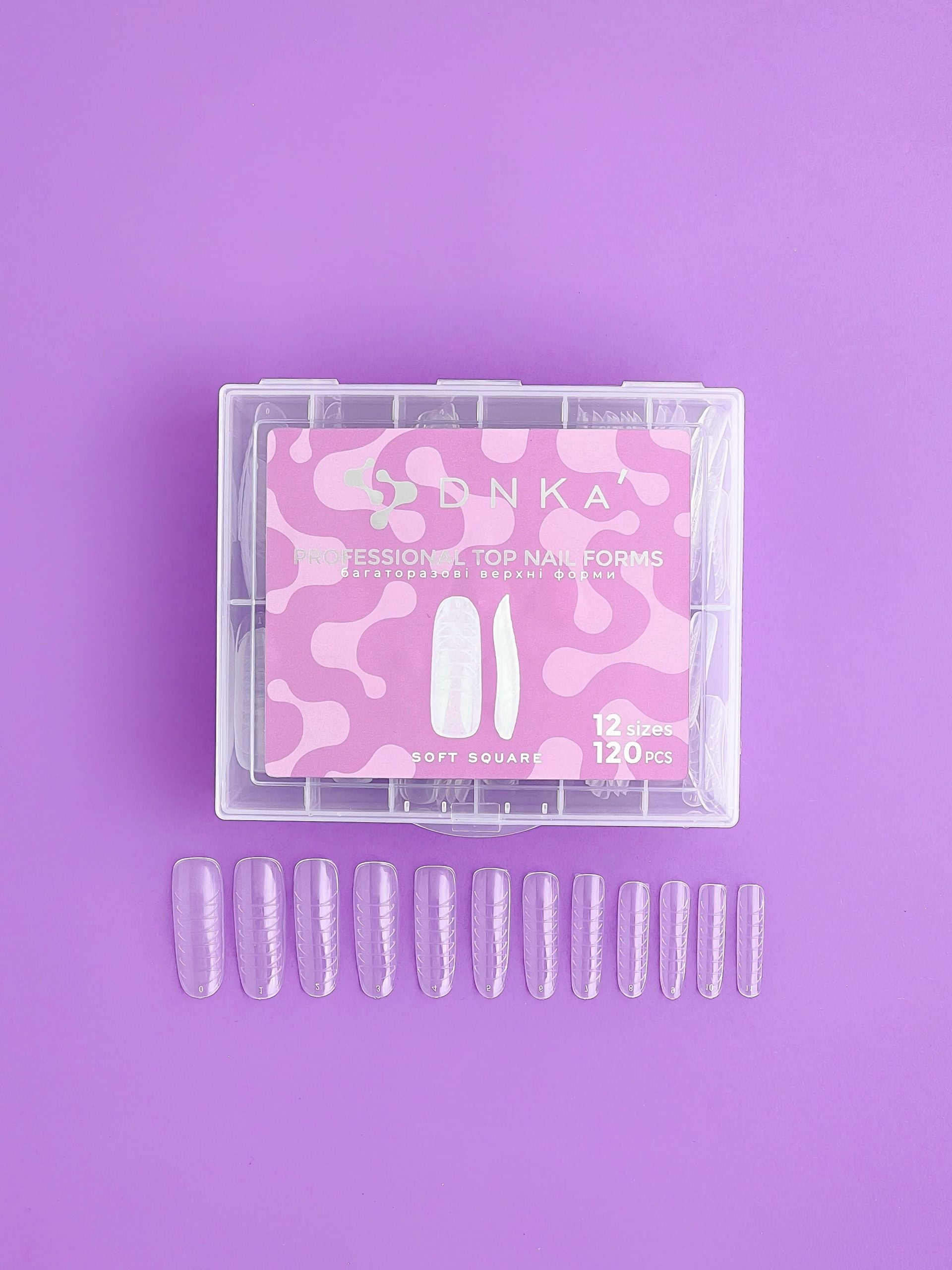 DNKa' Nail Forms Soft Square 120pcs