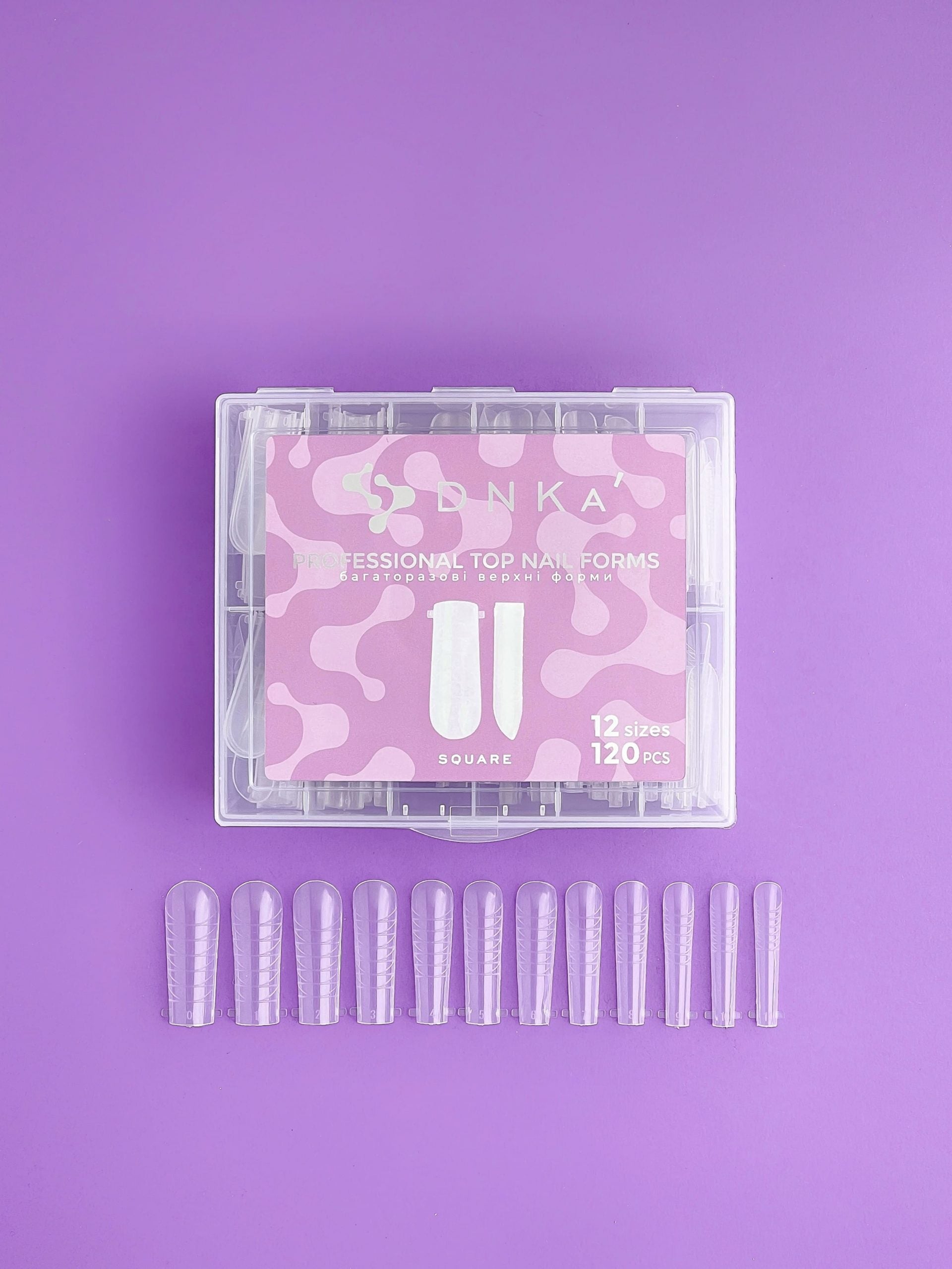 DNKa' Nail Forms Square 120pcs