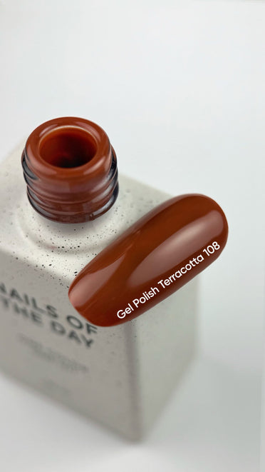 Nailsoftheday Gel polish Terracota-108, 10 ml