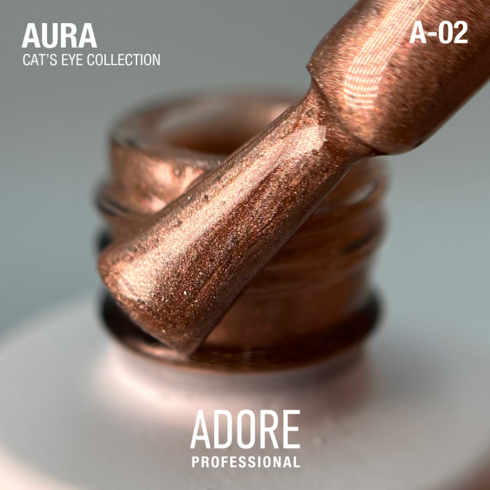 Adore Гель-лак Cat's Eye A-02, 8 мл