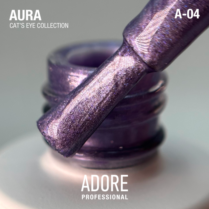 Adore Гель-лак Cat's Eye A-04, 8 мл