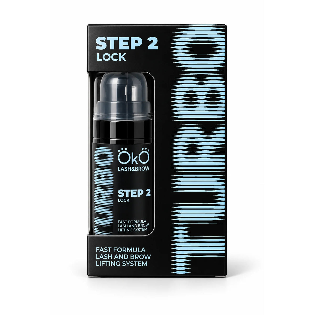 Laminierungsmittel für Wimpern und Augenbrauen TURBO STEP 2 LOCK, 10 ml