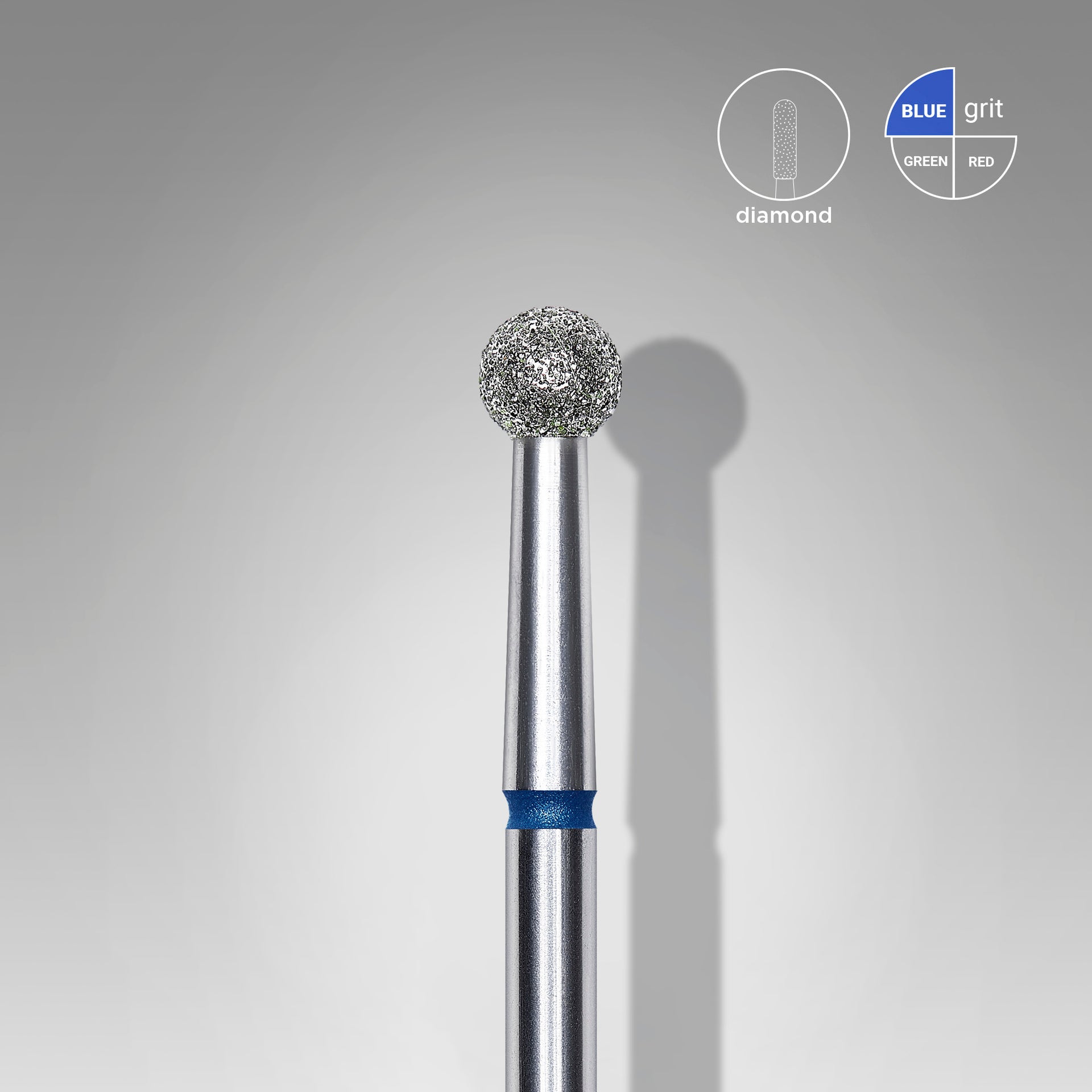 STALEKS EXPERT Diamantfräser Kugel blau, Durchmesser 3,5 mm