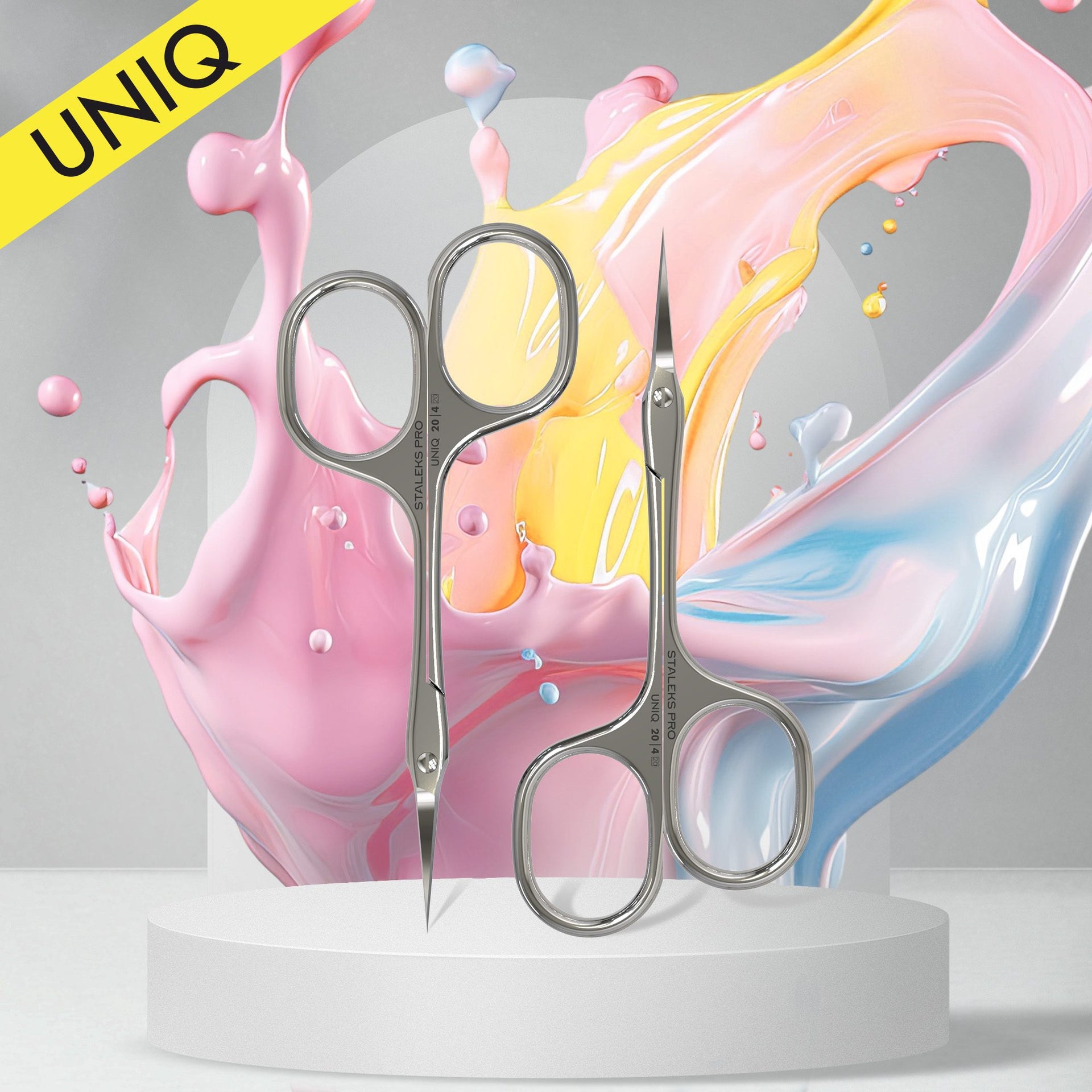 Professionelle Nagelhautschere "Asymmetric" UNIQ 20 TYPE 4