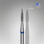 Diamantfräse Spitze Flamme Blau EXPERT Kopfdurchmesser 1,8 Mm / Arbeitsteil 8 Mm
