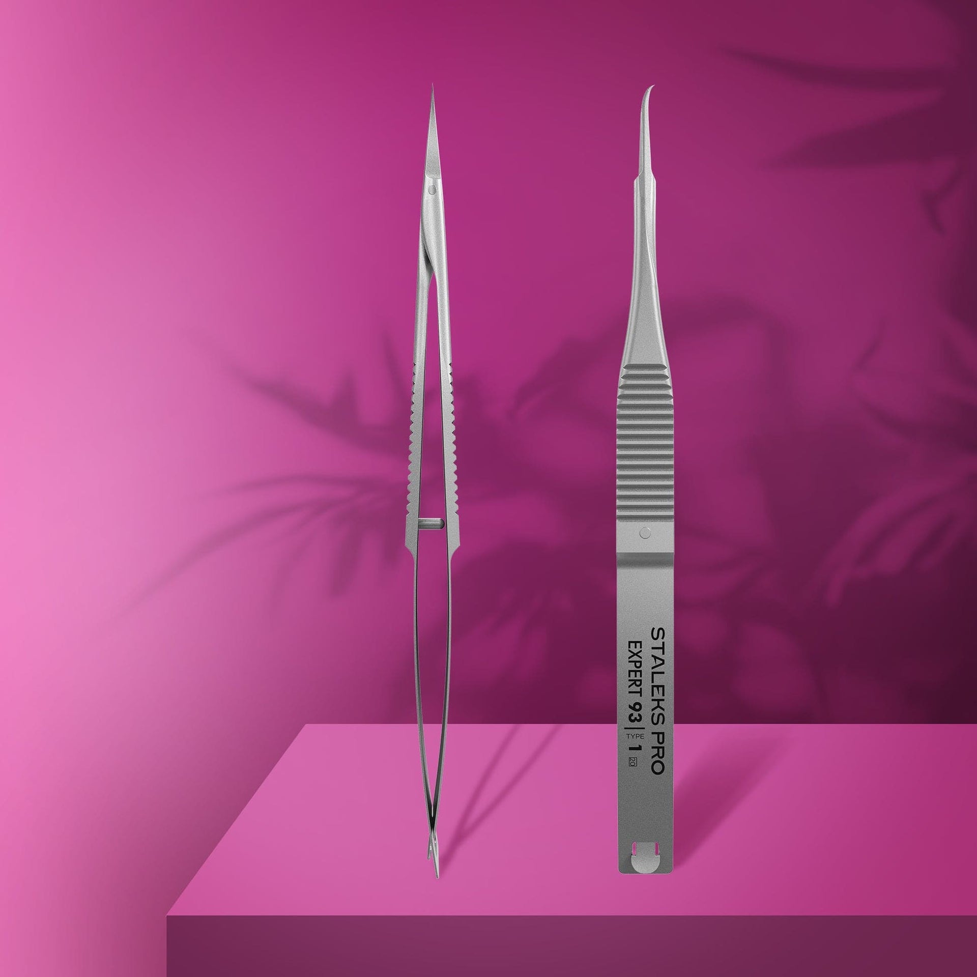 STALEKS Professional Nagelhaut-Mikroschere mit Haken EXPERT 93 TYPE 1