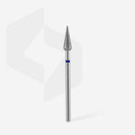Diamantfräse "Spitzbirne" Blau, Durchmesser 4 Mm / Arbeitsteil 12 Mm