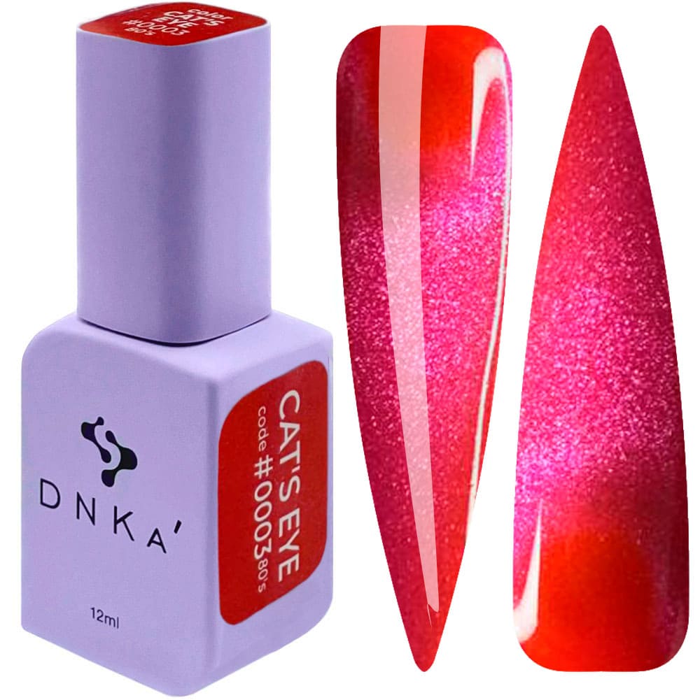 DNKa' Цветной гель-лак Cat's Eye #0003 80's, 12 мл