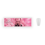 Lunamoon Gel Tips Coffin Long