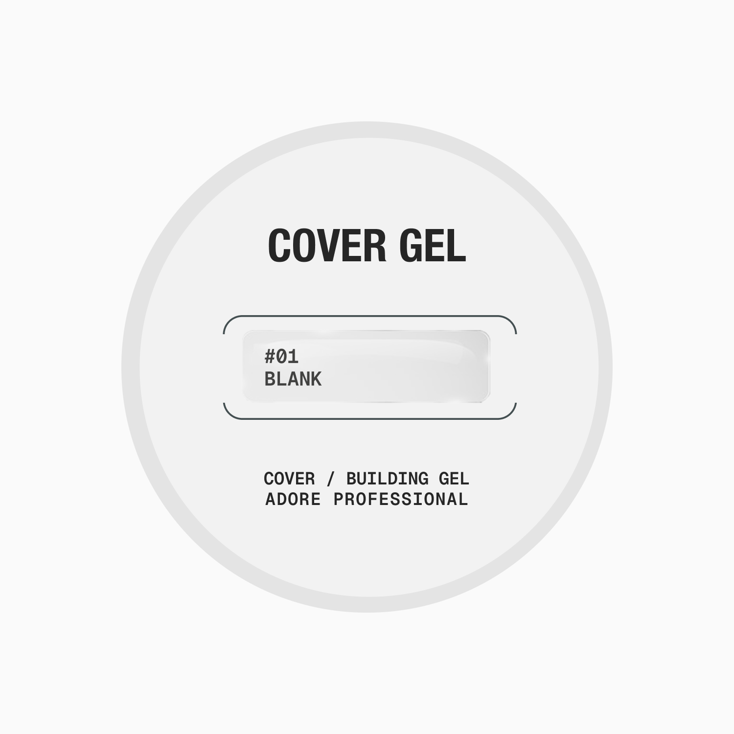Adore Building Gel "Cover Gel" blank #01, 30g