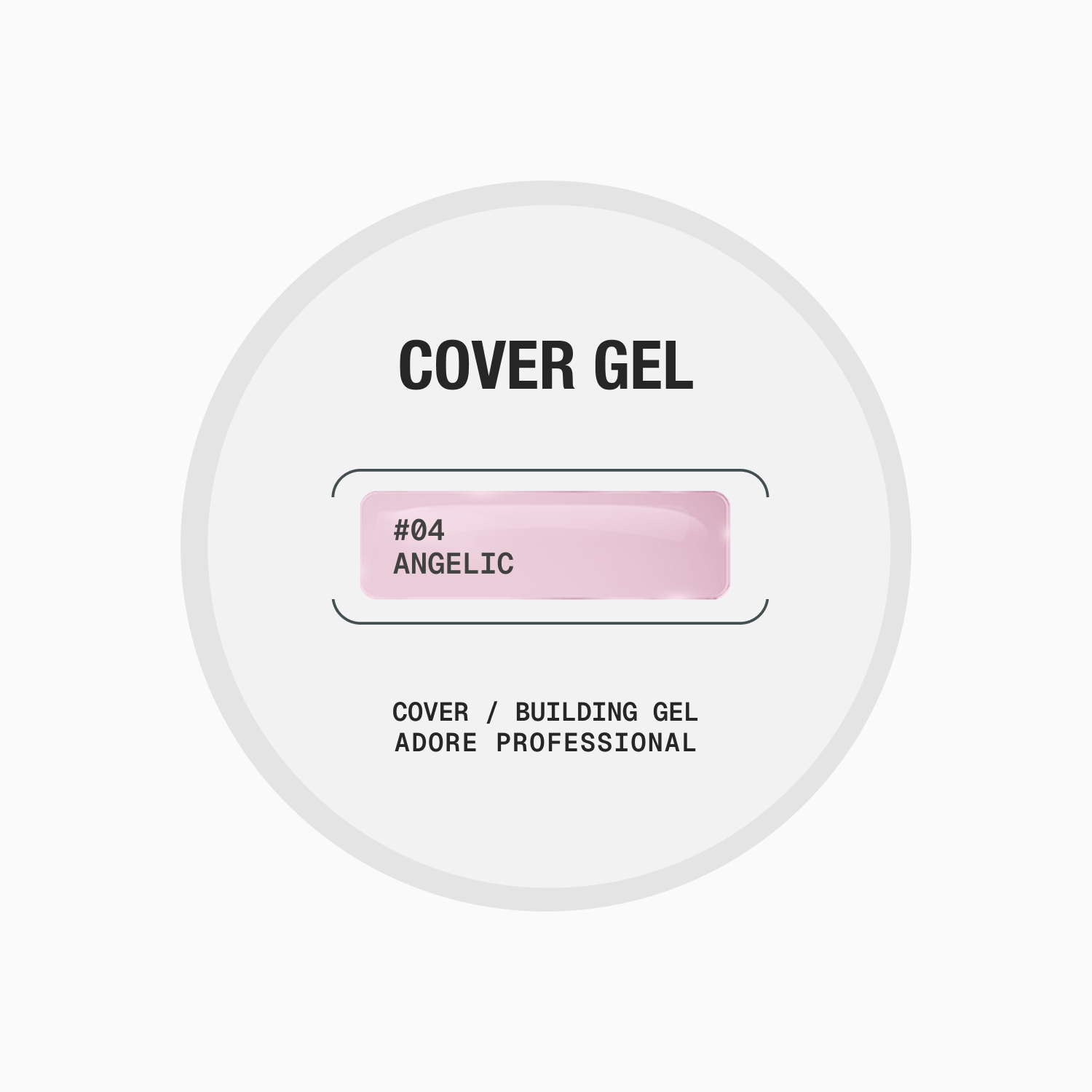 Adore Гель для наращивания "Cover Gel" angelic #04, 30 г