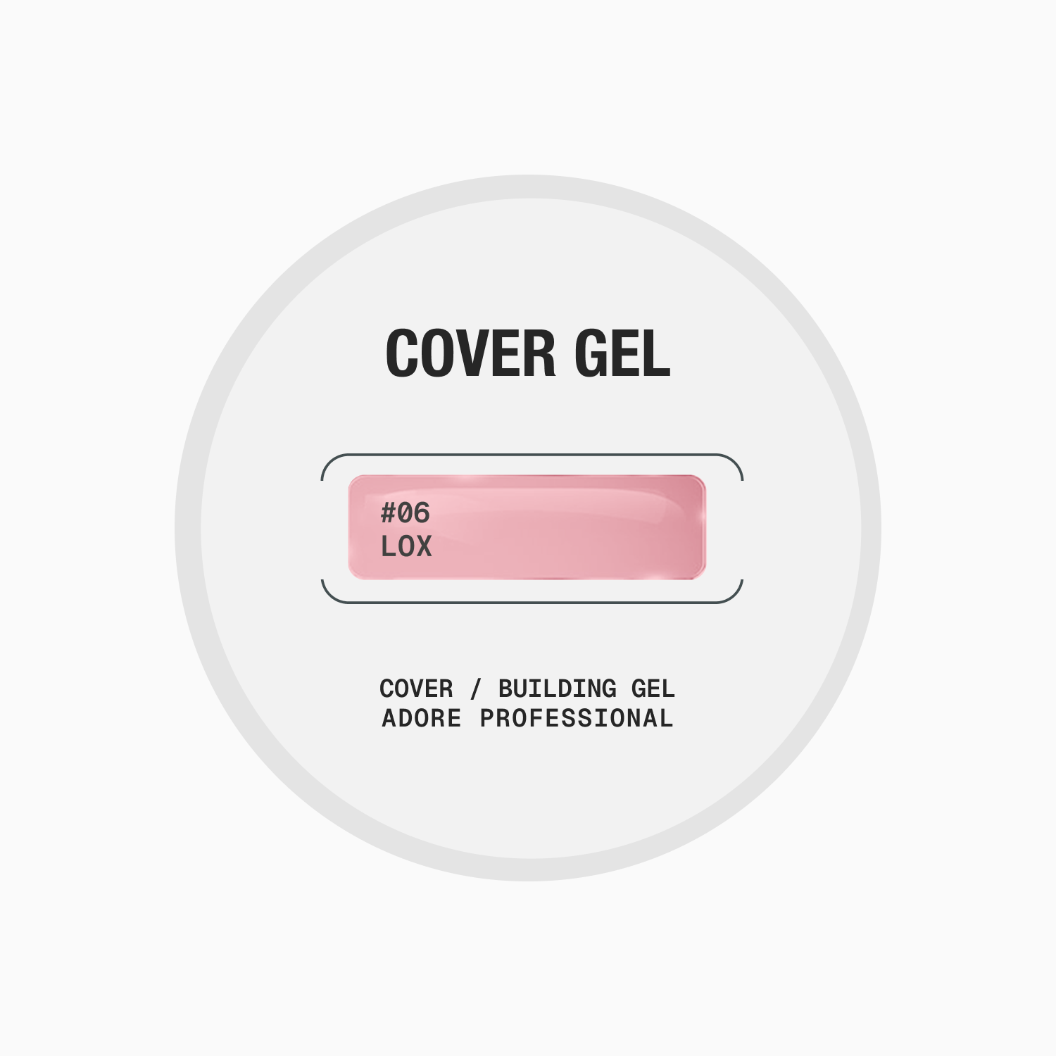 Adore Гель для наращивания "Cover Gel" lox #06, 30 г