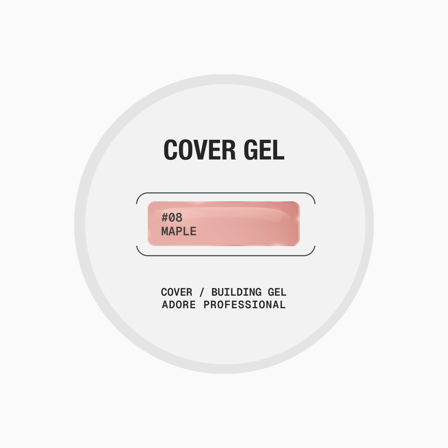 Adore Building Gel "Cover Gel" maple #08, 30g