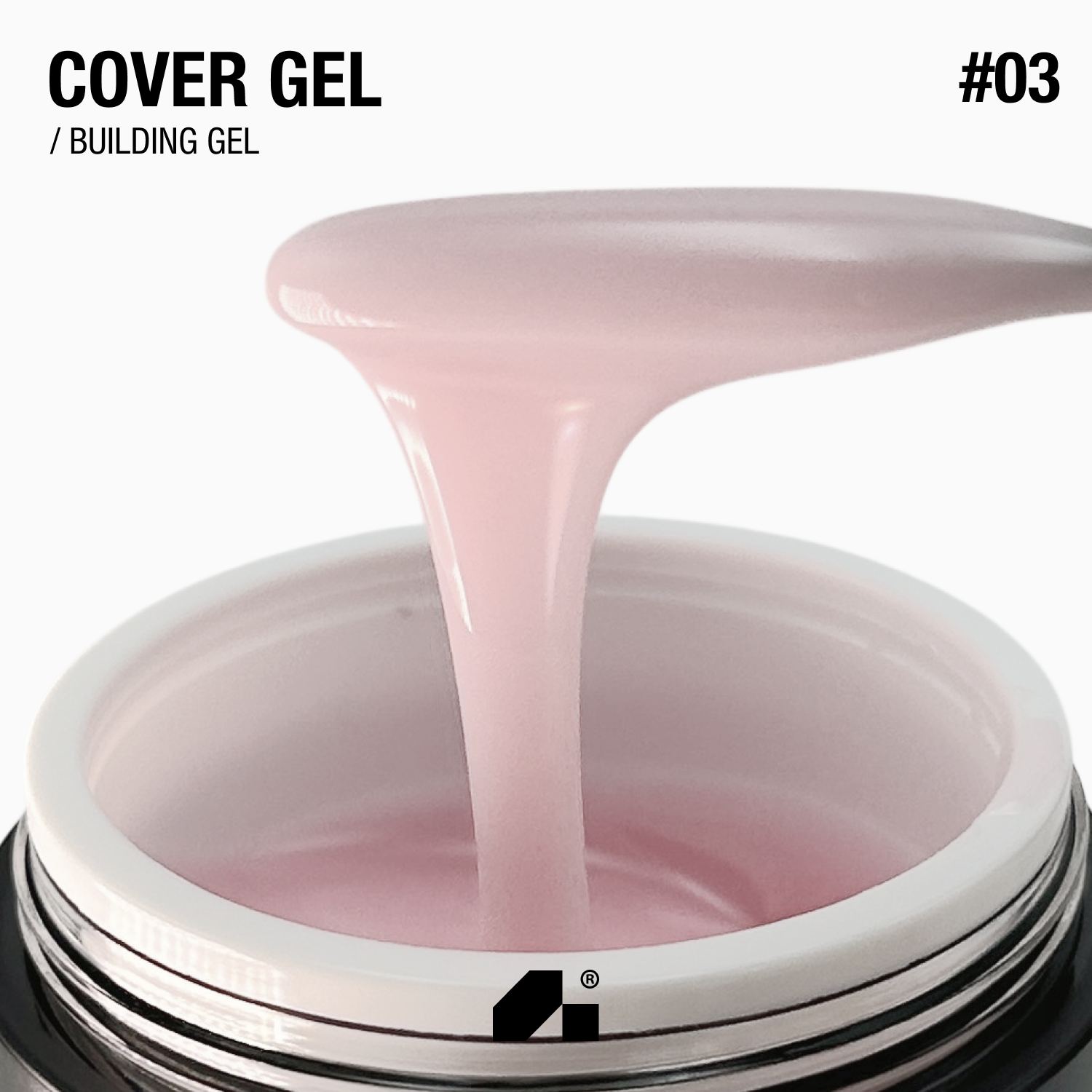 Adore Гель для наращивания "Cover Gel" bridal #03, 30 г