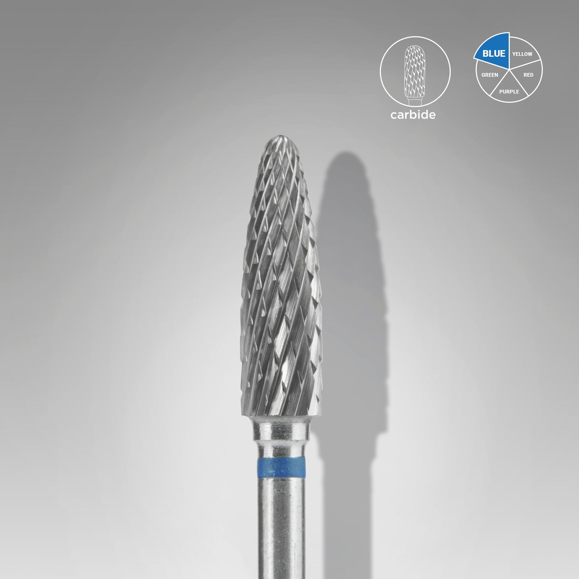 Hartmetall-Fräse Mais Blau EXPERT Kopfdurchmesser 4 Mm / Arbeitsteil 14 Mm