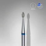 STALEKS EXPERT Diamantfräser "Abgerundete Knospe" blau, Durchmesser 1,6 mm, Arbeitsteil 3,4 mm